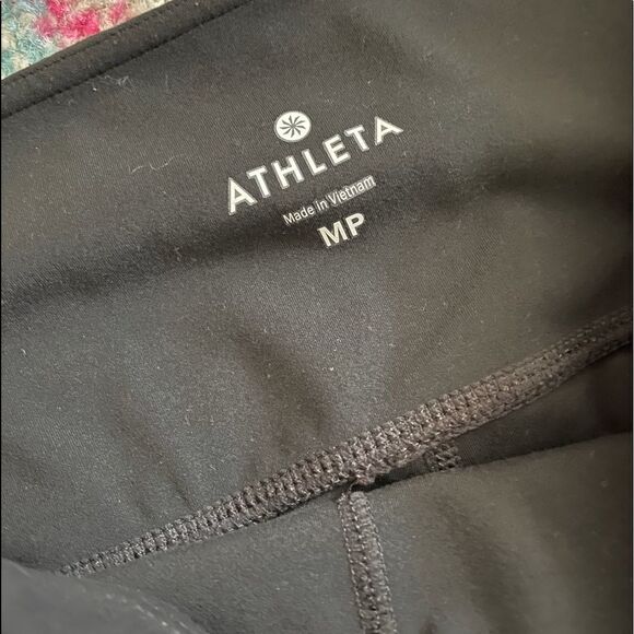 Athleta Yoga Pants Open Sides Mesh M - Picture 3 of 7